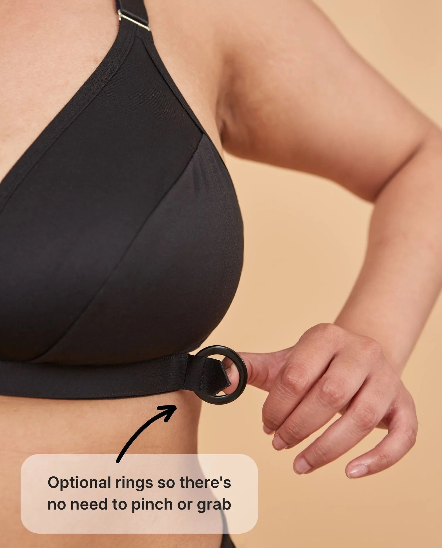 This is the EASIEST bra to put on. For women with arthritis, shoulder
